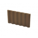Pflanzplatte Wave Dark Chocolate 5 Stück