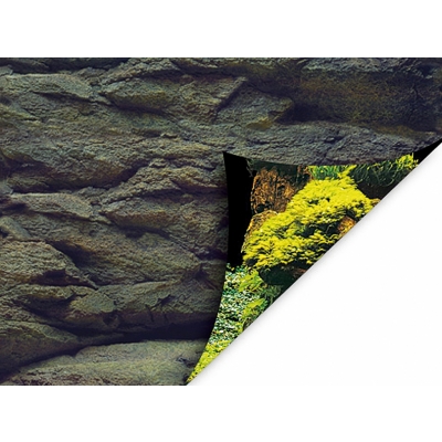 Aqua Nova Hintergrund Rock/Plants S - 60x30 cm