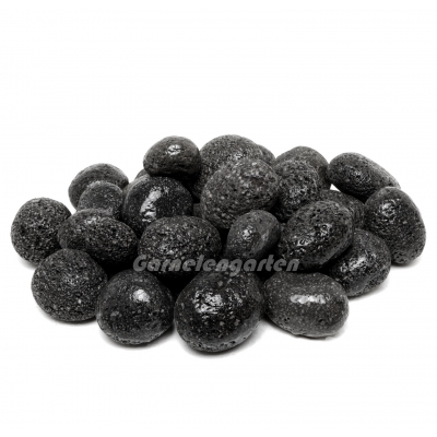 Lava Pebbles schwarz 450 gr