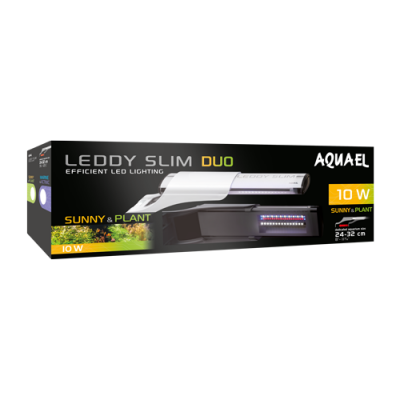 Aquael Leddy Slim 10W Duo Sunny & Plant 25-50 cm weiß
