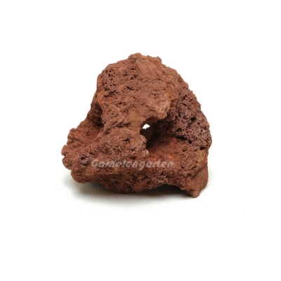 Lavastein rot S 3-Loch 10-12 cm
