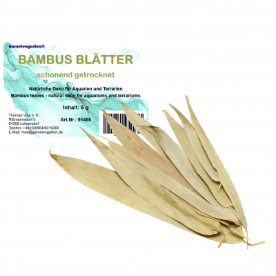 Garnelengarten® Bambus Blätter 5 g