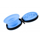Kiwi Walker Travel Double Bowl Blau - Slowfeeder