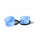 Kiwi Walker Travel Double Bowl Blau - Slowfeeder