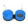 Kiwi Walker Travel Double Bowl Blau - Slowfeeder