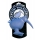 Kiwi Walker Whistle Figure S - Blau