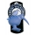 Kiwi Walker Whistle Figure L - Blau