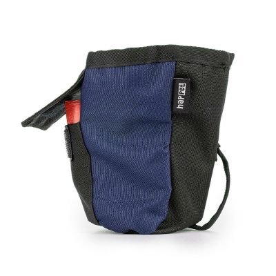 Hundeleckerli-Tasche Mit 3 Taschen – Schwarz, Recyceltes Material, Mit Kotbeutelspender
