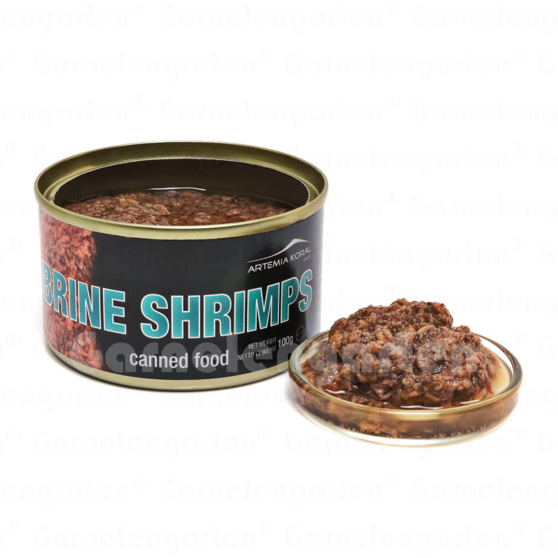 Konservierte Brine Shrimps (Artemia) – 100 G Dose, Lebendfutter-Ersatz Für Zierfische, Nährstoffreich