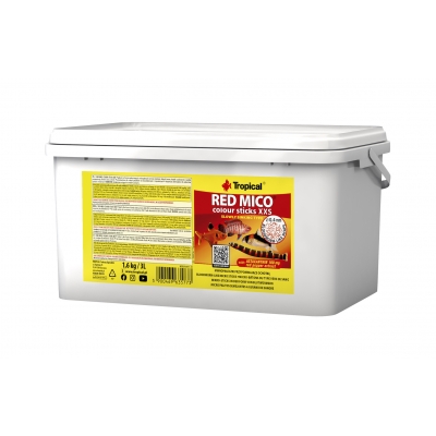 Tropical Red Mico Colour Sticks XXS 3 Liter