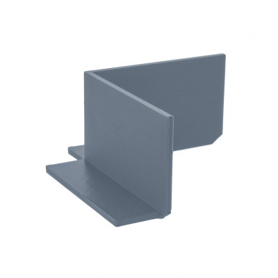 Garnelengarten® Futterecke Corner 5x5 - 3 cm grey