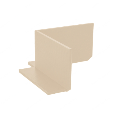 Garnelengarten® Futterecke Corner 5x5 - 3 cm bone white