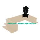 Garnelengarten® Lollipop Aufsatz Criss-Cross black