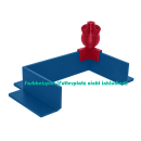 Garnelengarten® Lollipop Aufsatz Criss-Cross fire red