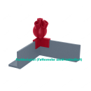 Garnelengarten® Lollipop Aufsatz Criss-Cross fire red