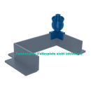 Garnelengarten® Lollipop Aufsatz Criss-Cross haze blue