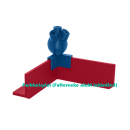 Garnelengarten® Lollipop Aufsatz Criss-Cross haze blue