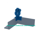 Garnelengarten® Lollipop Aufsatz Criss-Cross haze blue