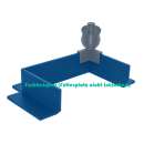 Garnelengarten® Lollipop Aufsatz Criss-Cross grey