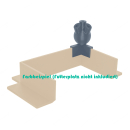 Garnelengarten® Lollipop Aufsatz Criss-Cross grey