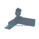 Garnelengarten® Lollipop Aufsatz Criss-Cross grey