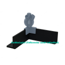 Garnelengarten® Lollipop Aufsatz Criss-Cross grey