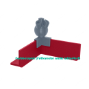 Garnelengarten® Lollipop Aufsatz Criss-Cross grey