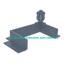 Garnelengarten® Lollipop Aufsatz Criss-Cross grey