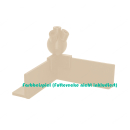 Garnelengarten® Lollipop Aufsatz Criss-Cross bone white