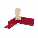 Garnelengarten® Lollipop Aufsatz Criss-Cross bone white