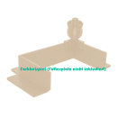 Garnelengarten® Lollipop Aufsatz Criss-Cross bone white