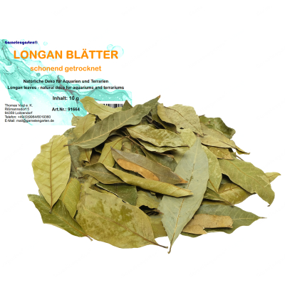 Garnelengarten® Longan Blätter 10 gr