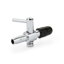 Happet 1-fach Lufthahn Metall 4/6 mm