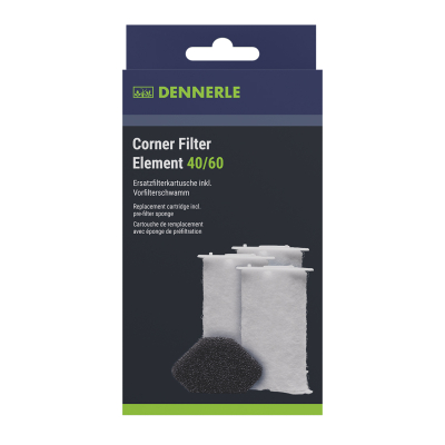 Dennerle Corner Filter Element 40/60 - 3er Pack