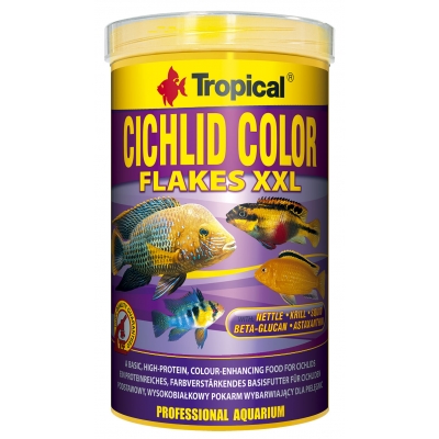 Tropical Cichlid Color XXL Flockenfutter 21 Liter
