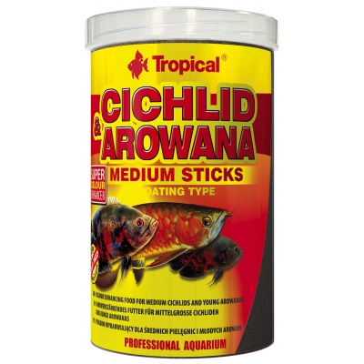 Tropical Cichlid & Arowana Medium Sticks 250 ml