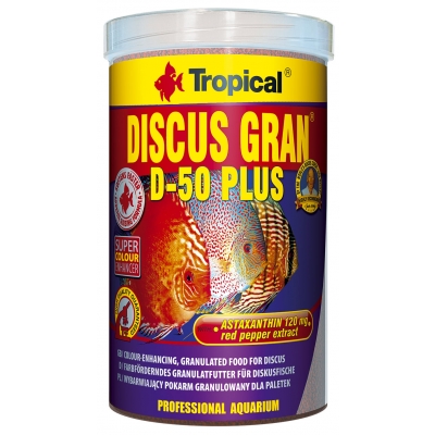 Tropical Discus Gran D-50 Plus Granulatfutter 10 Liter