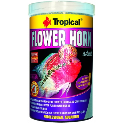 Tropical Flower Horn Adult Pellet 1 Liter