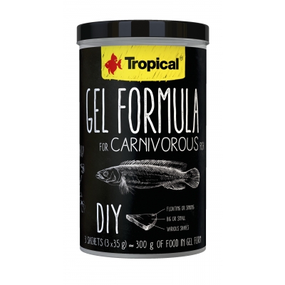 Tropical Gel Formula for Carnivorous Fish 3 x 35 g