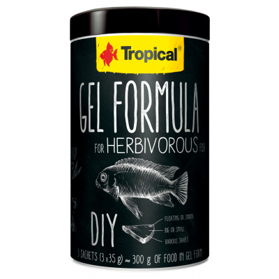 Tropical Gel Formula for Herbivorous Fish 3 x 35 g