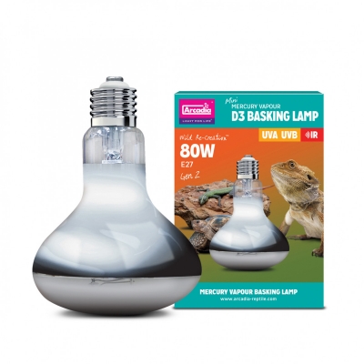Arcadia D3 UV Basking Lamp 80W